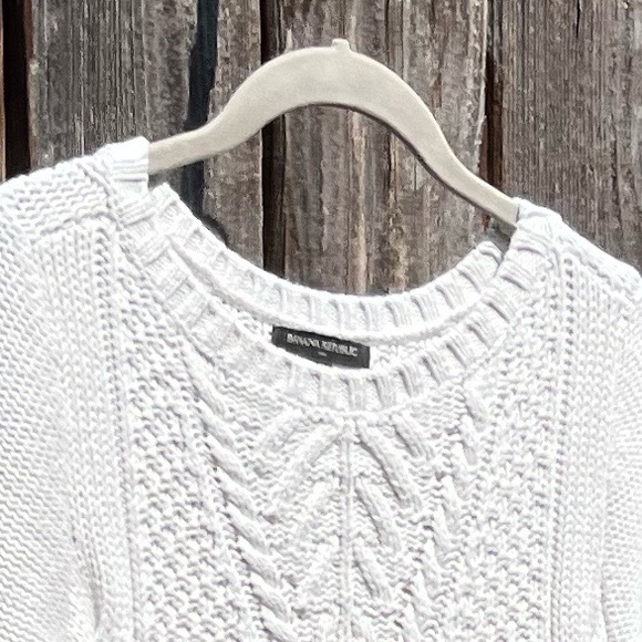 Banana Republic knit tan sweater size small - Picture 9 of 17